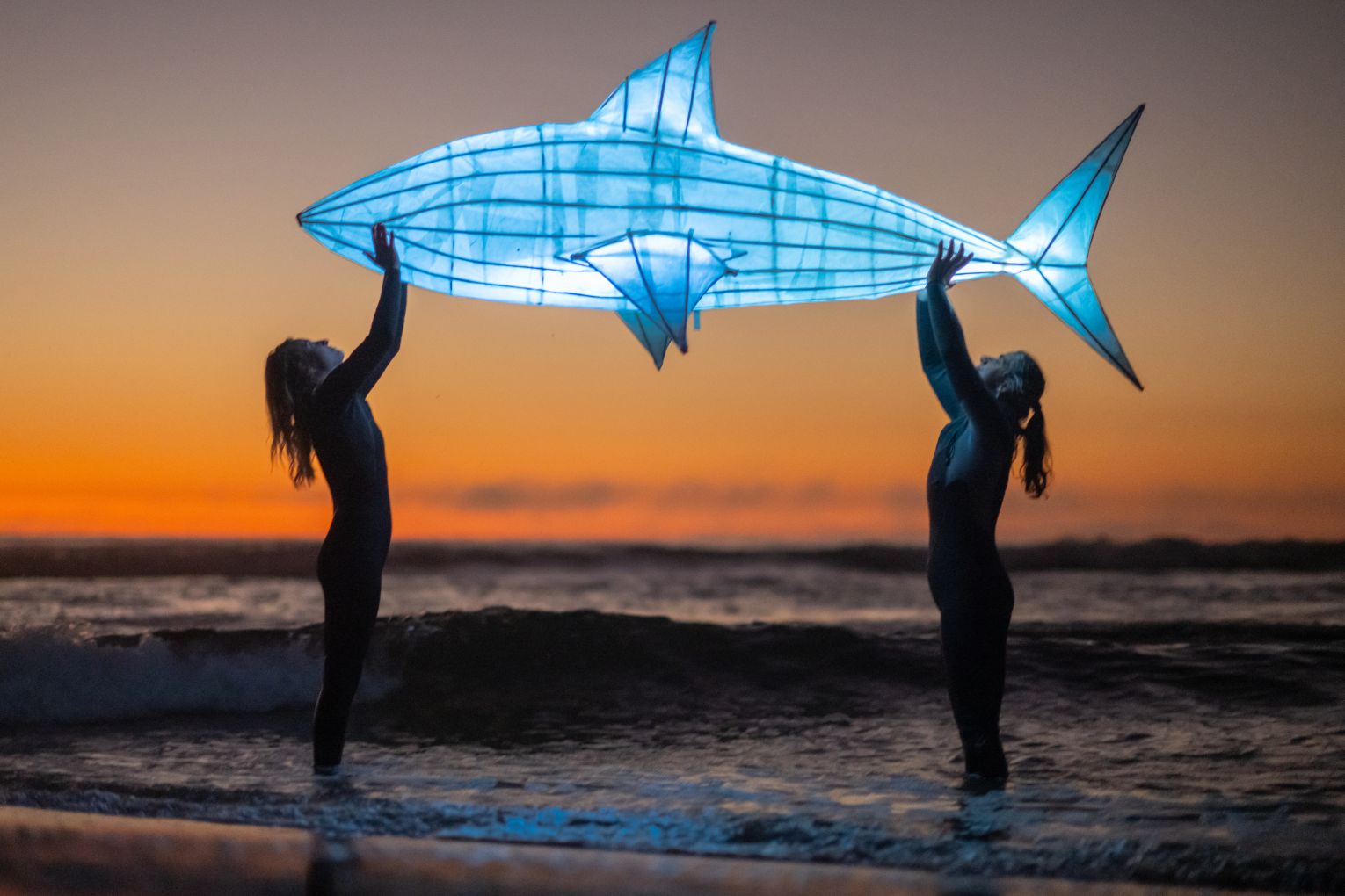 Nature Festival art project 'Toxic Surf' has seen the community create artworks inspired by the algae bloom crisis. Photo: Supplied