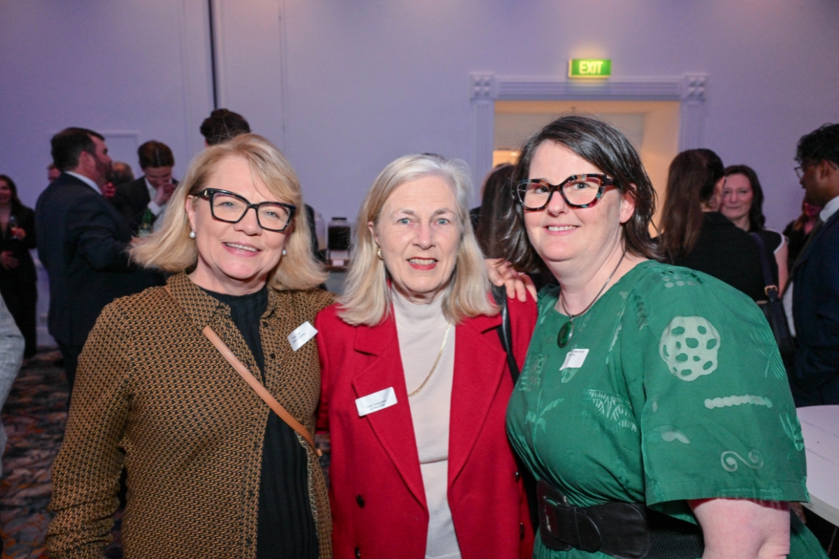 Robbi Tims, Susan Caracoussis and Susan Talbot Bleechmore