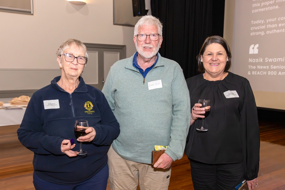 Shelley Koch, Graeme Wight and Josie Collins