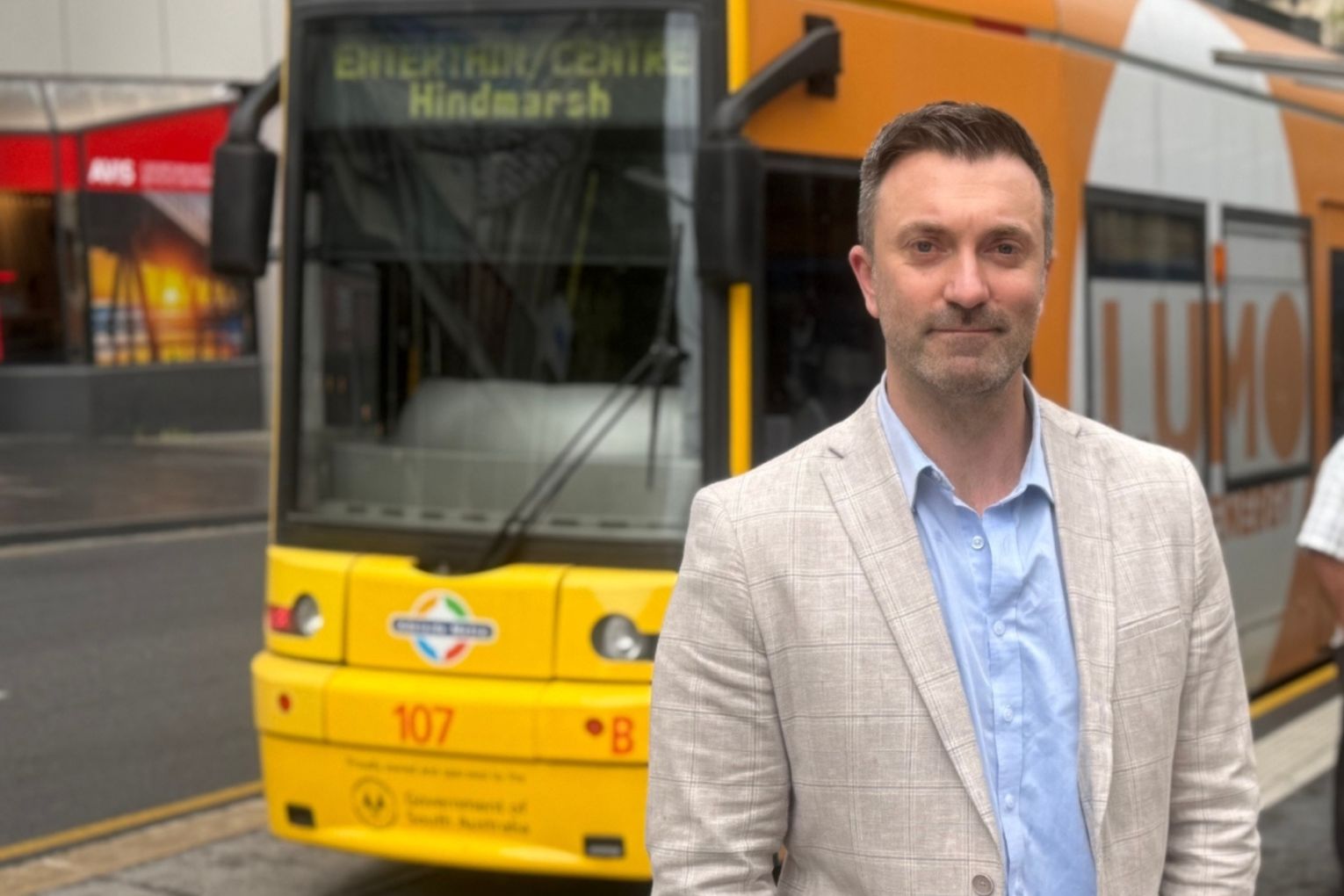The Greens will push to extend the tramline, amid the state government tweaking Gawler timetables and the Liberal's 50c fare promise. Photo: supplied. 