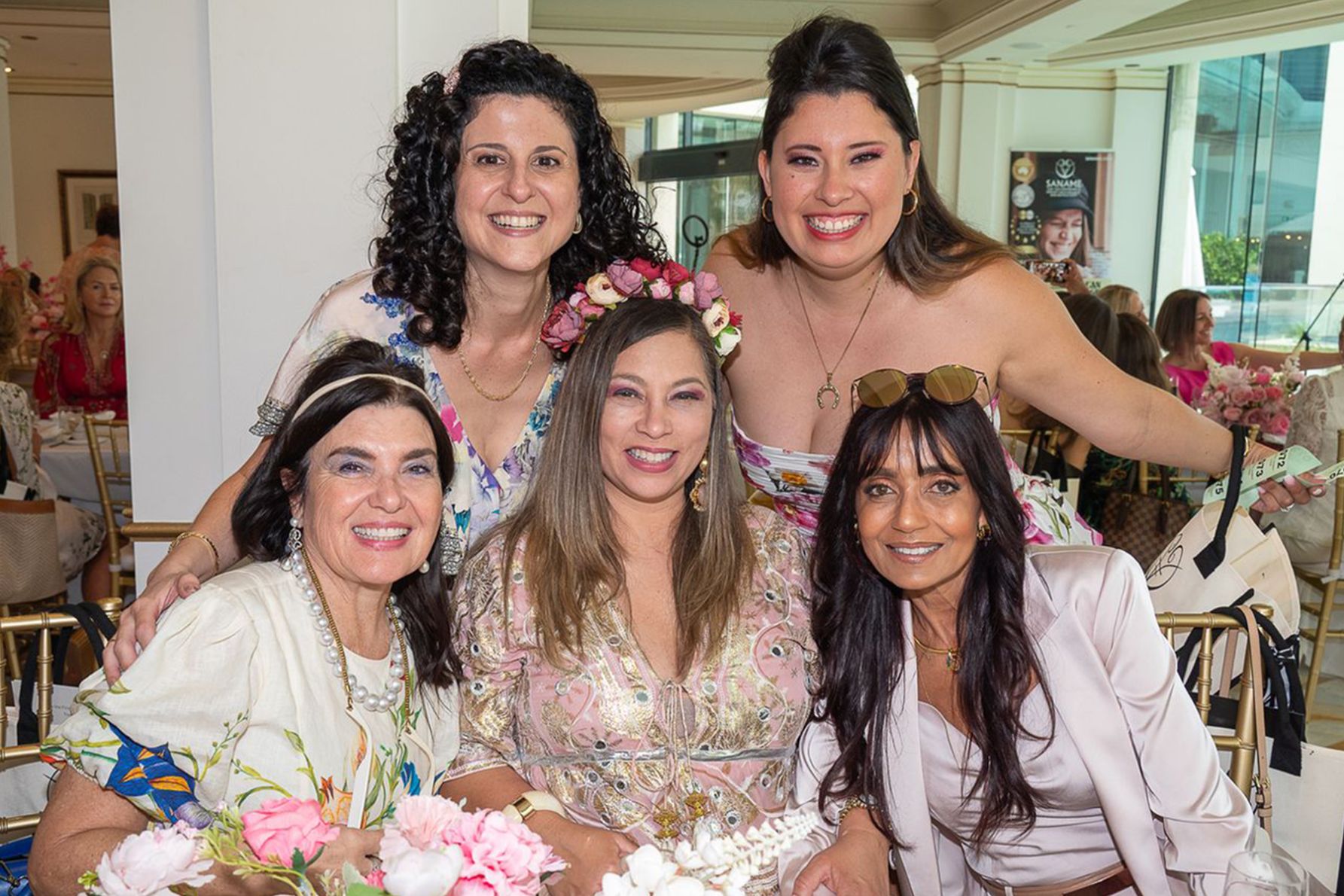 Joanne Rahn, Erika Rahn, Bianca Harbrow, Deanna Nott and Marilyn West