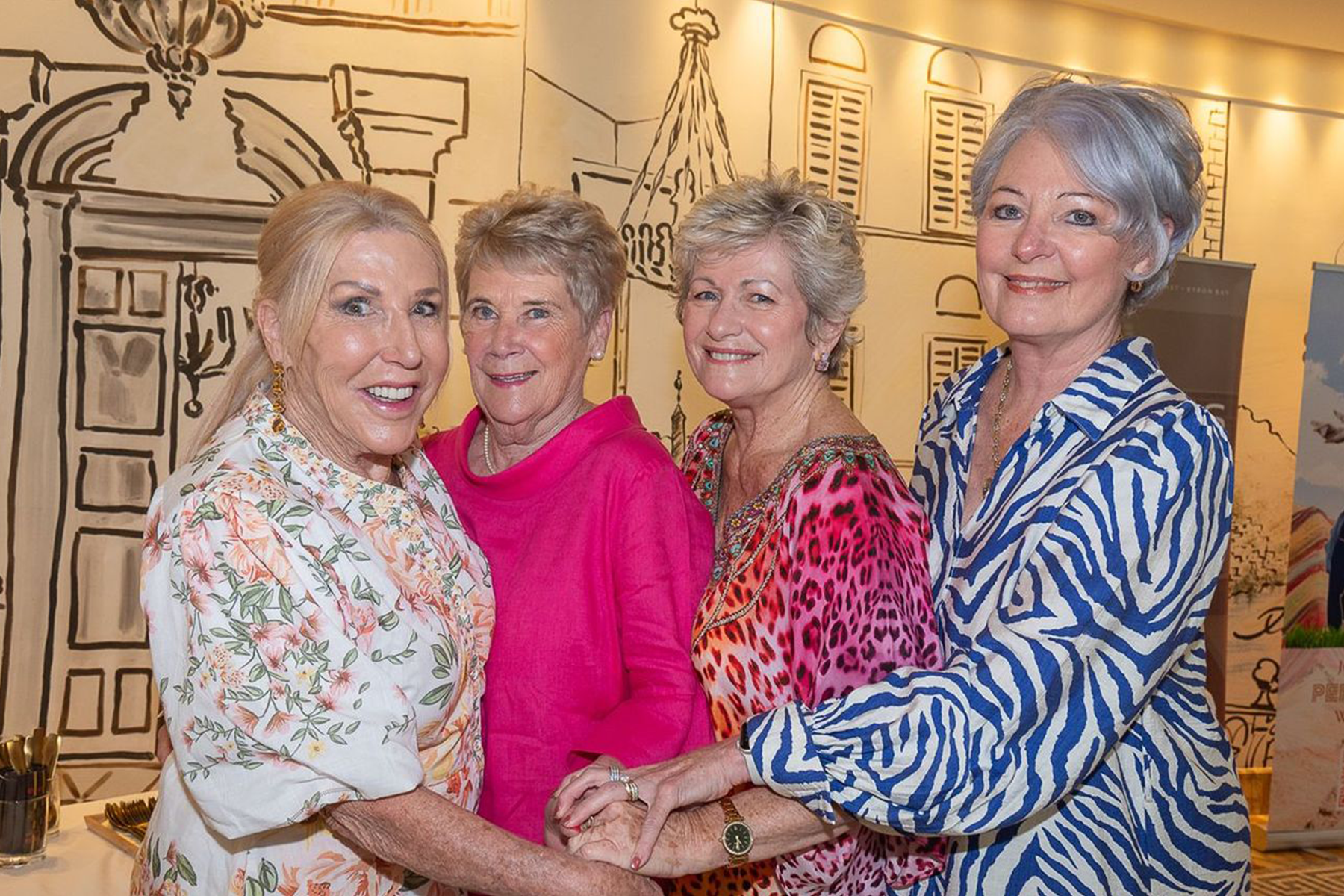 Kathie Felgate, Madonna Connolly, Elizabeth Honisett and Lee Goodall