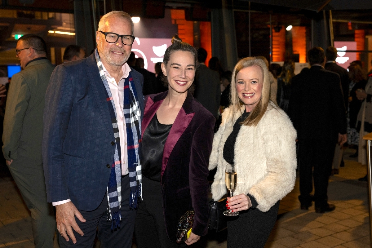 Steven Trigg, Kirby Overton and Lauren Mudge