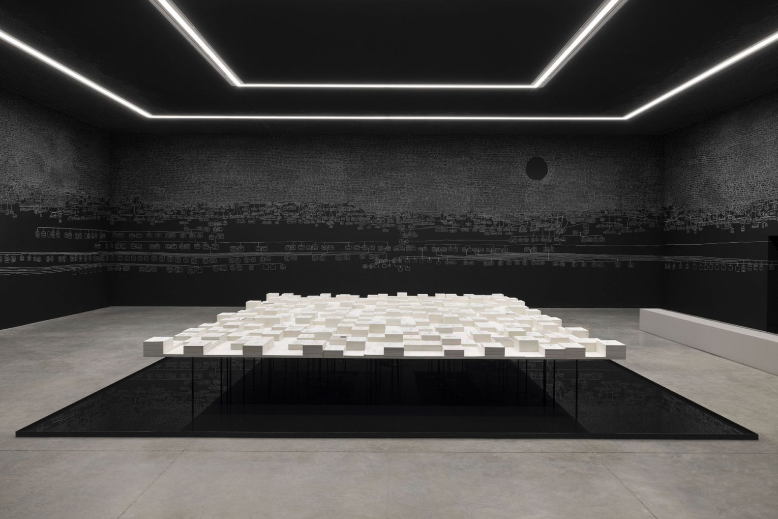 Archie Moore / kith and kin (installation view, Australia Pavilion, Venice Biennale) 2024 / Presented to QAGOMA and Tate by Creative Australia on behalf of the Australian Government 2024 / Collection: QAGOMA / © Archie Moore / Photograph: Andrea Rossetti / Image courtesy: The artist and The Commercial, Sydney