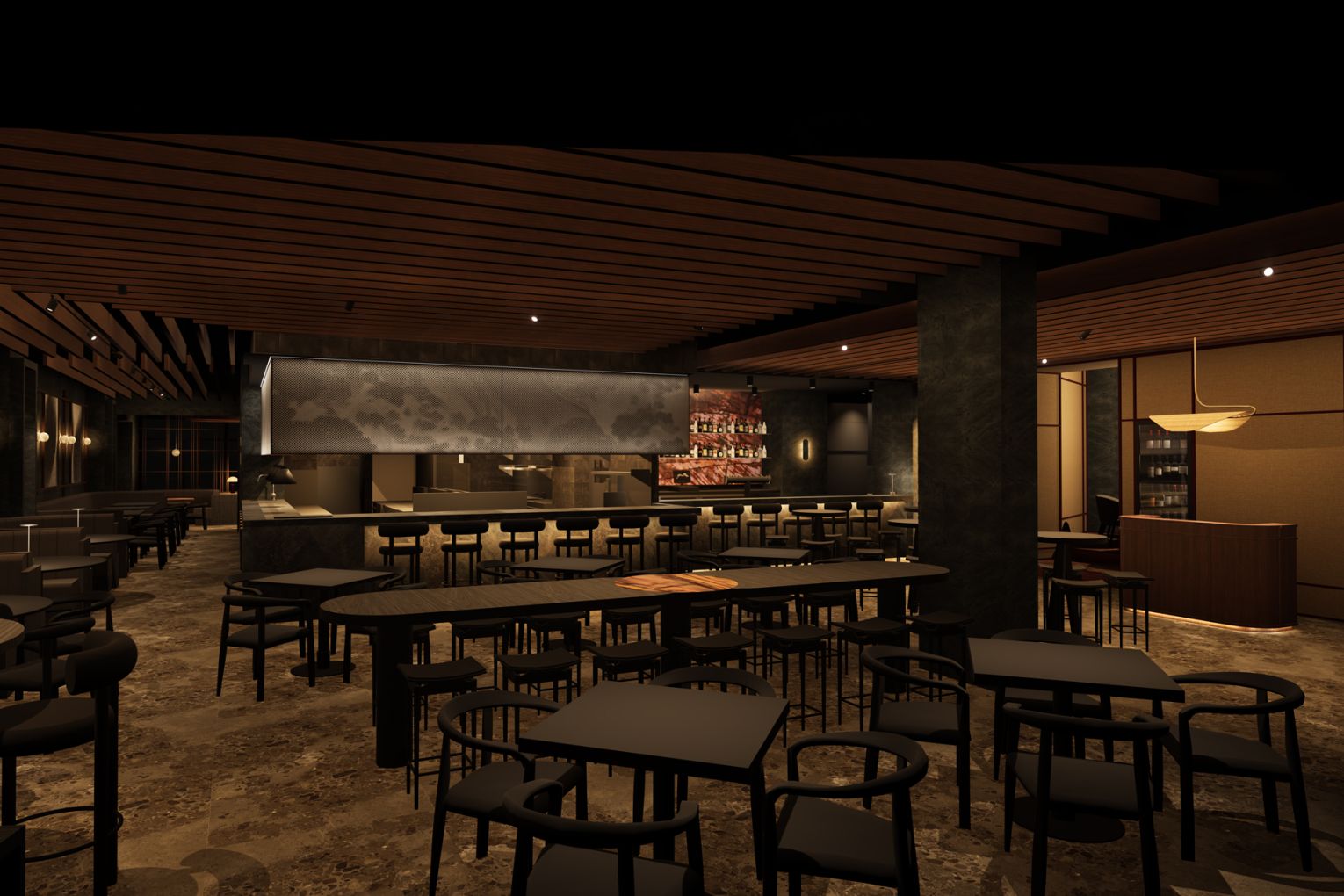 Renders of the new-look Mamasan Broadbeach