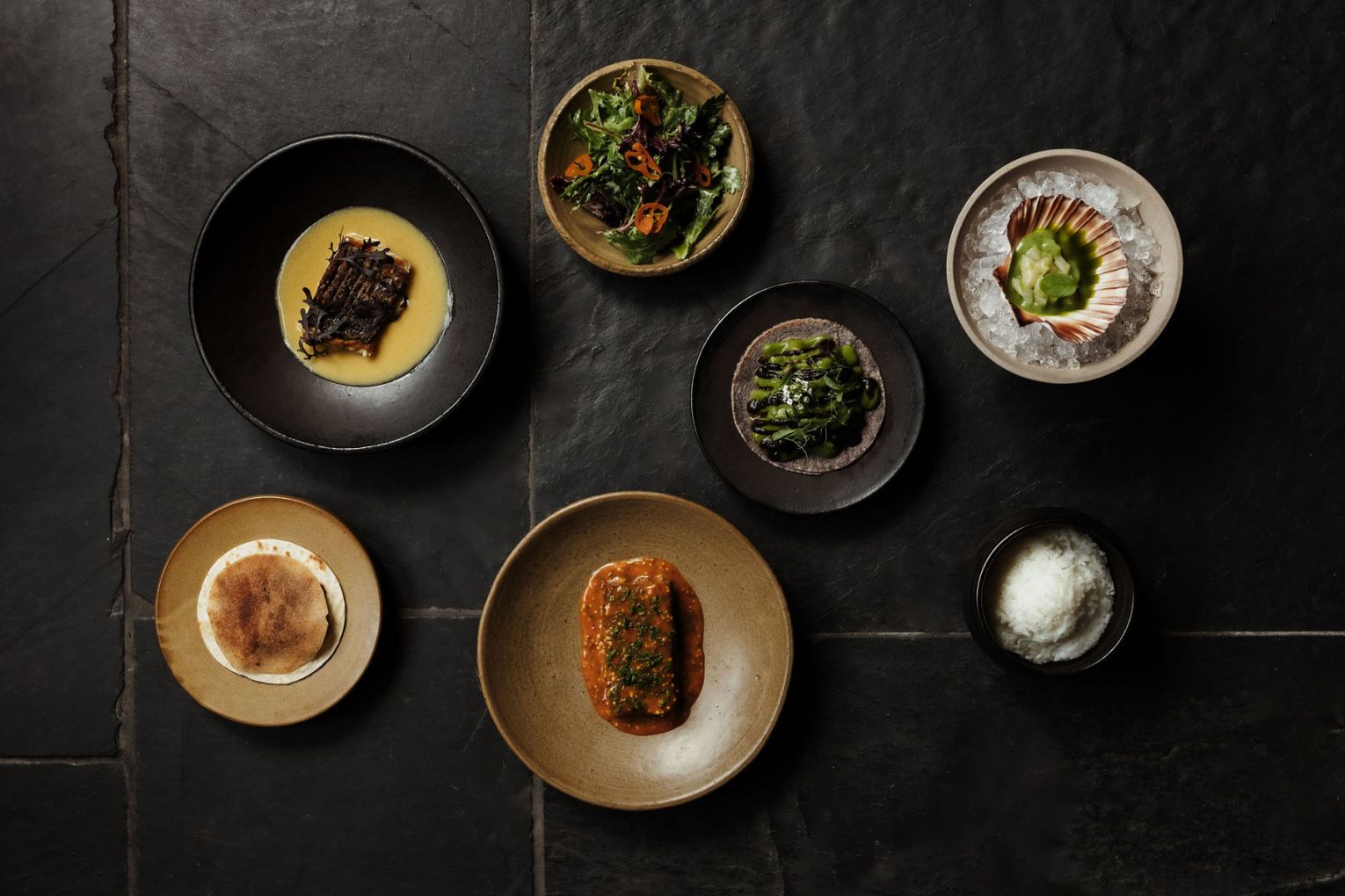 Three-course weekend lunch menu at Norté, image credit: Mathilde Bouby