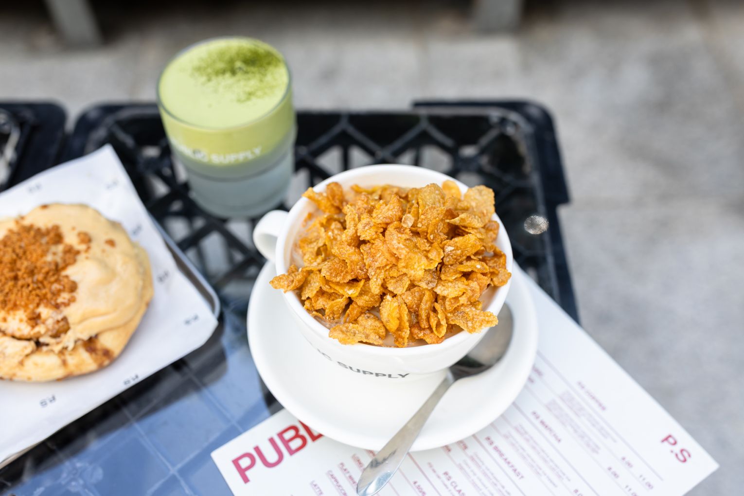 Crunchy Nut cereal bowl at Public Supply in Tweed Heads, image: Jade Quinlivan