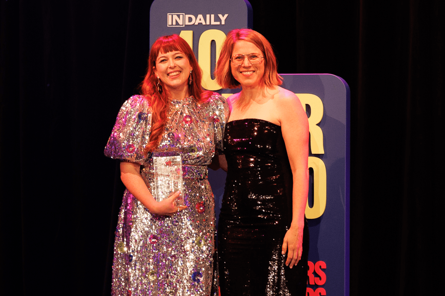 Rachel Burke and Aruga Co-Founder Donna Kramer