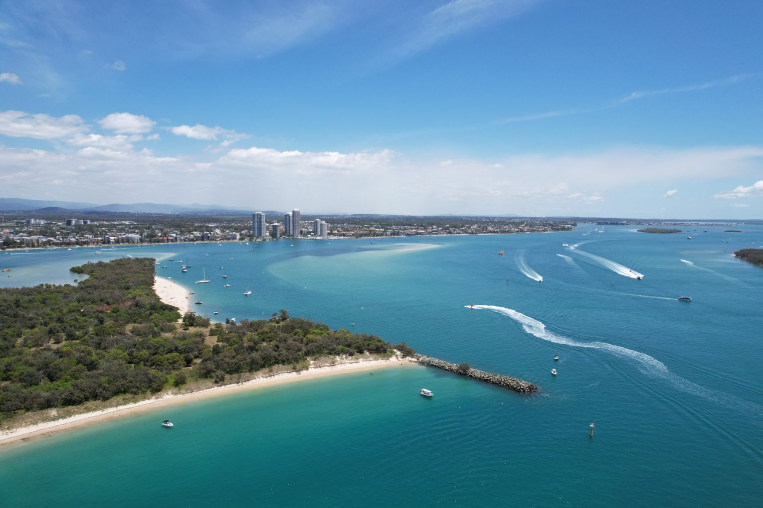 Wave Break Island, image supplied by Gold Coast Waterways Authority