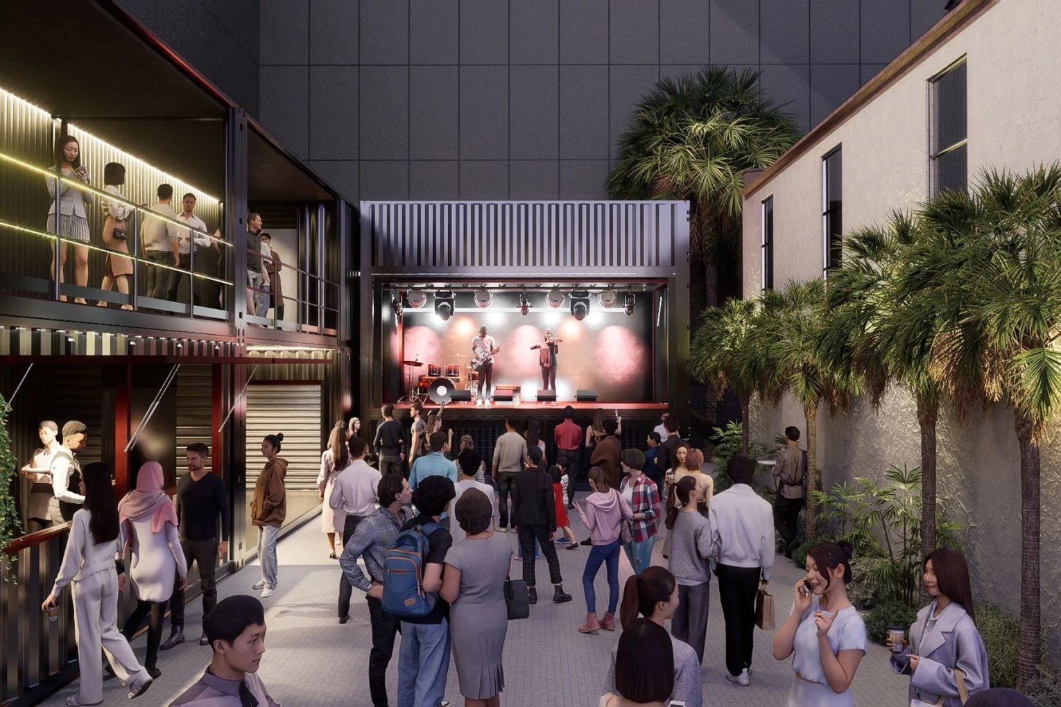 The Brightside has unveiled plans for The Next Stage – a purpose-built arena for gigs under the stars. Credit: image supplied