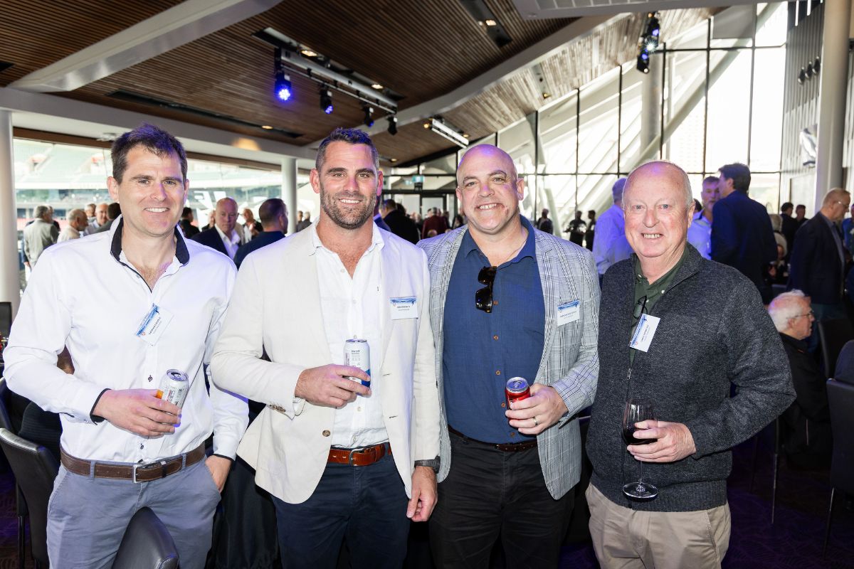 Thomas Caudle, Josh Thewlis, Brendan McKeough and Greg Sproule