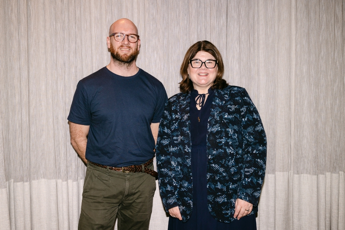 Tim Boast and Tourism Minister Zoe Bettison