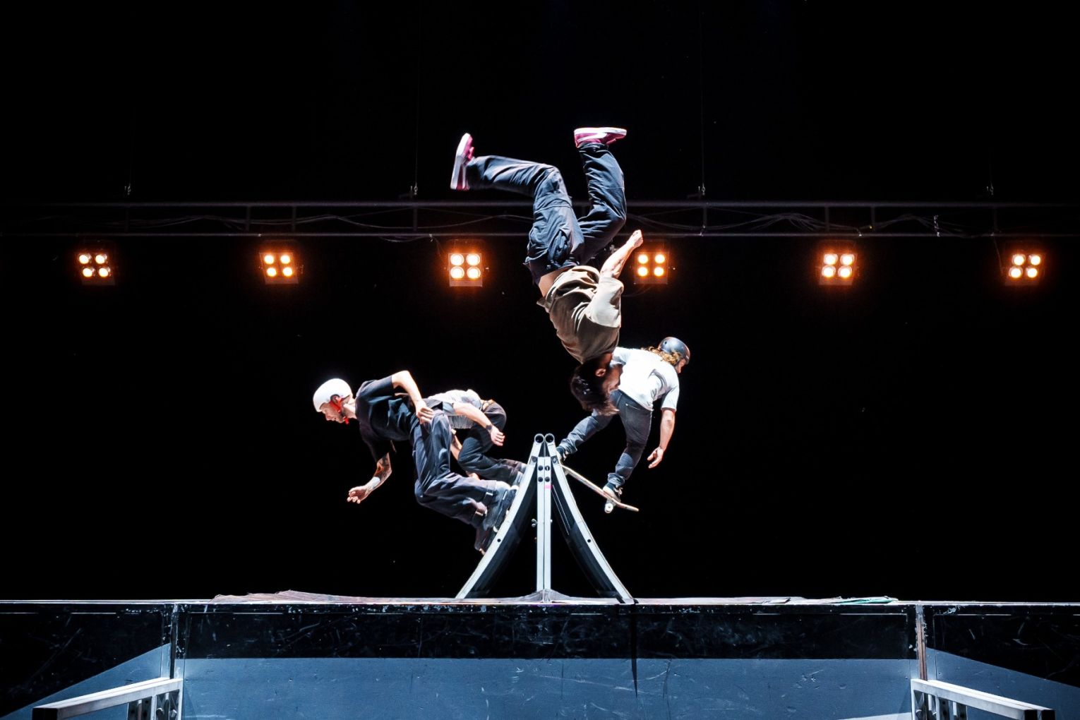 Elements Of Freestyle by the Netherlands' ISH Dance Collective is where extreme sports meets dance and theatre. Photo: ©Michel Schnater