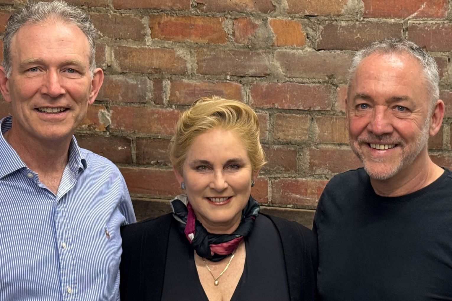 The Ad Astra Theatre Company team - Dan and Fiona Kennedy and Gregory J. Wilken.