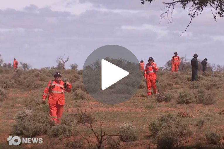 Thumbnail for VIDEO: Search for Gus continues | Footy legend farewelled
