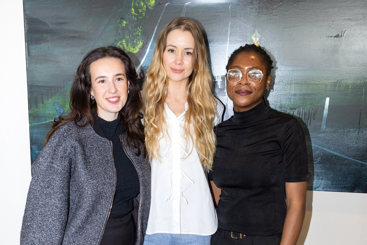 Jenna Hawkins, Victoria Jaeger and Claudine Tabi