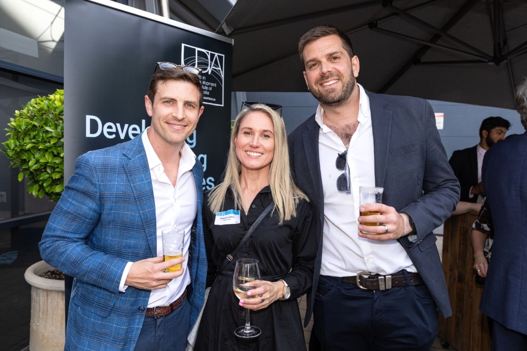 Daniel Baillie, Rebecca Collins and Adrian Galessi