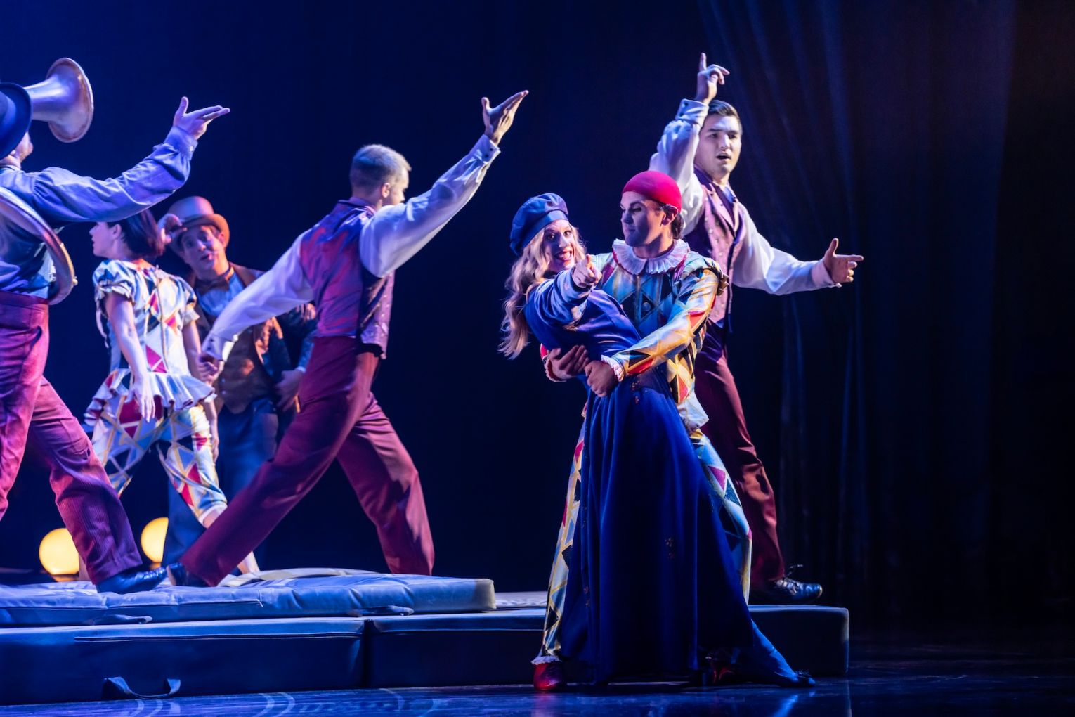 The cast of Cirque Du Soleil's Corteo perform in Bordeaux, France. Photo: Johan Persson/Supplied