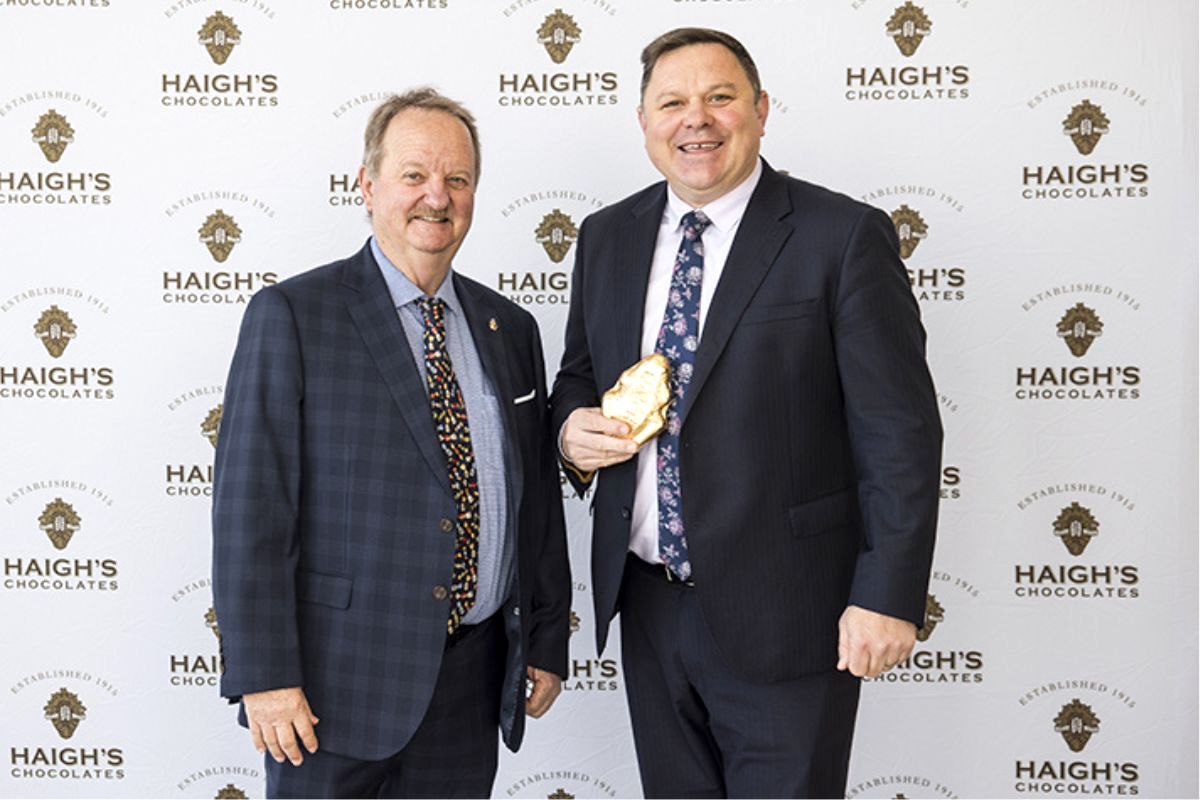 Alister Haigh and Matt Burnell MP