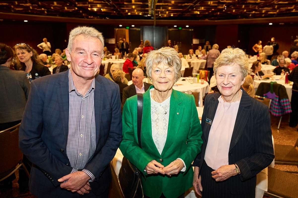 Andrew Reed, Anne Edwards and Anne Burgess