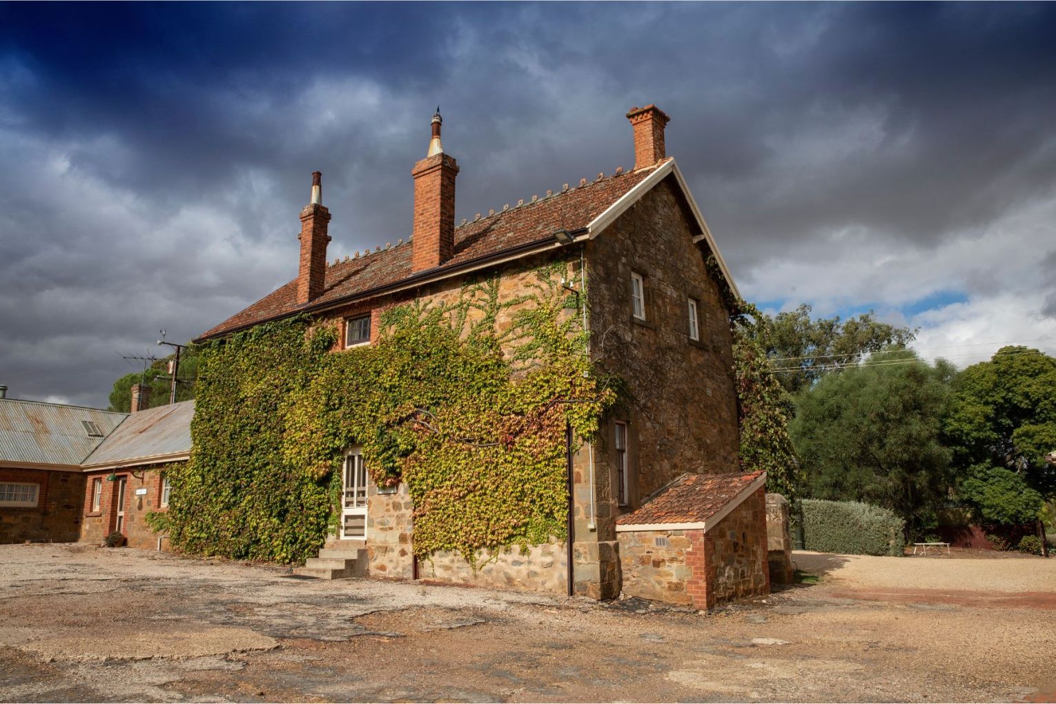 Andrew Morphett and Peter Hayward have put their beautiful Anlaby Sation on the market, more than 20 years after they acquired the sprawling property. Photos: Peter Hoare/SALIFE