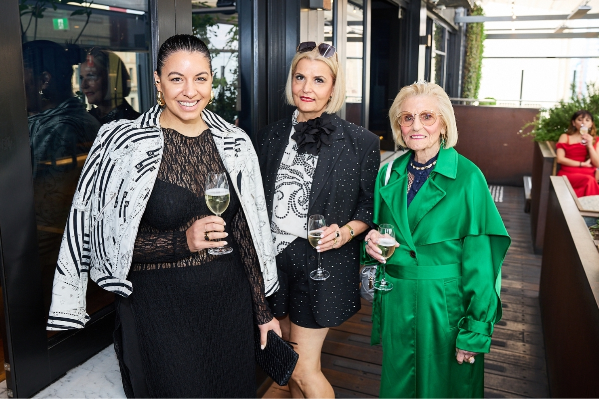Bianca De Botton, Angela De Candia and Netty Benetti