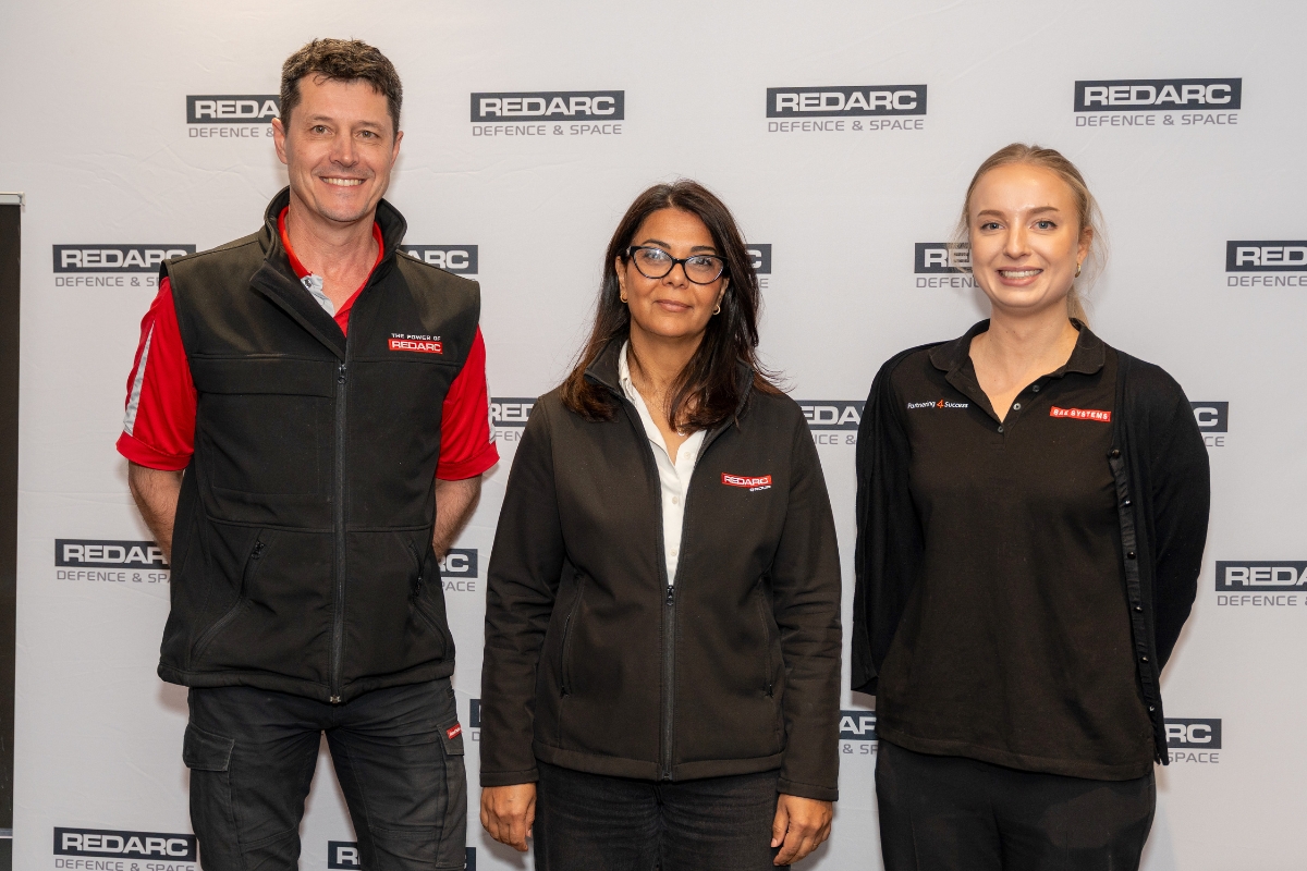 Chris Wright, Salwa Ali and Katelyn Weller