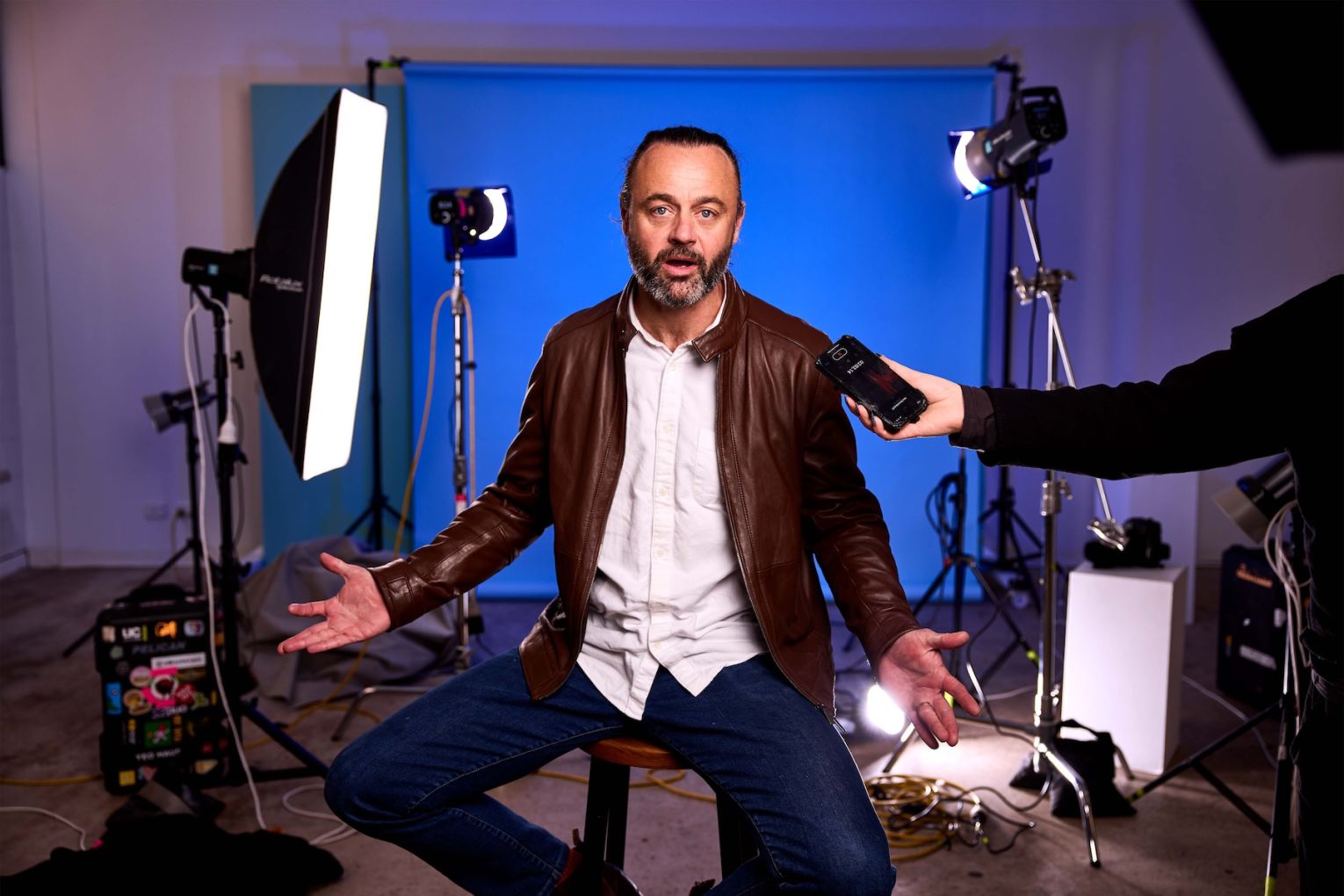 Underbelly star Gyton Grantley will feature in Commentary by playwright Ash Flanders. Photo: Claudio Raschella / Supplied