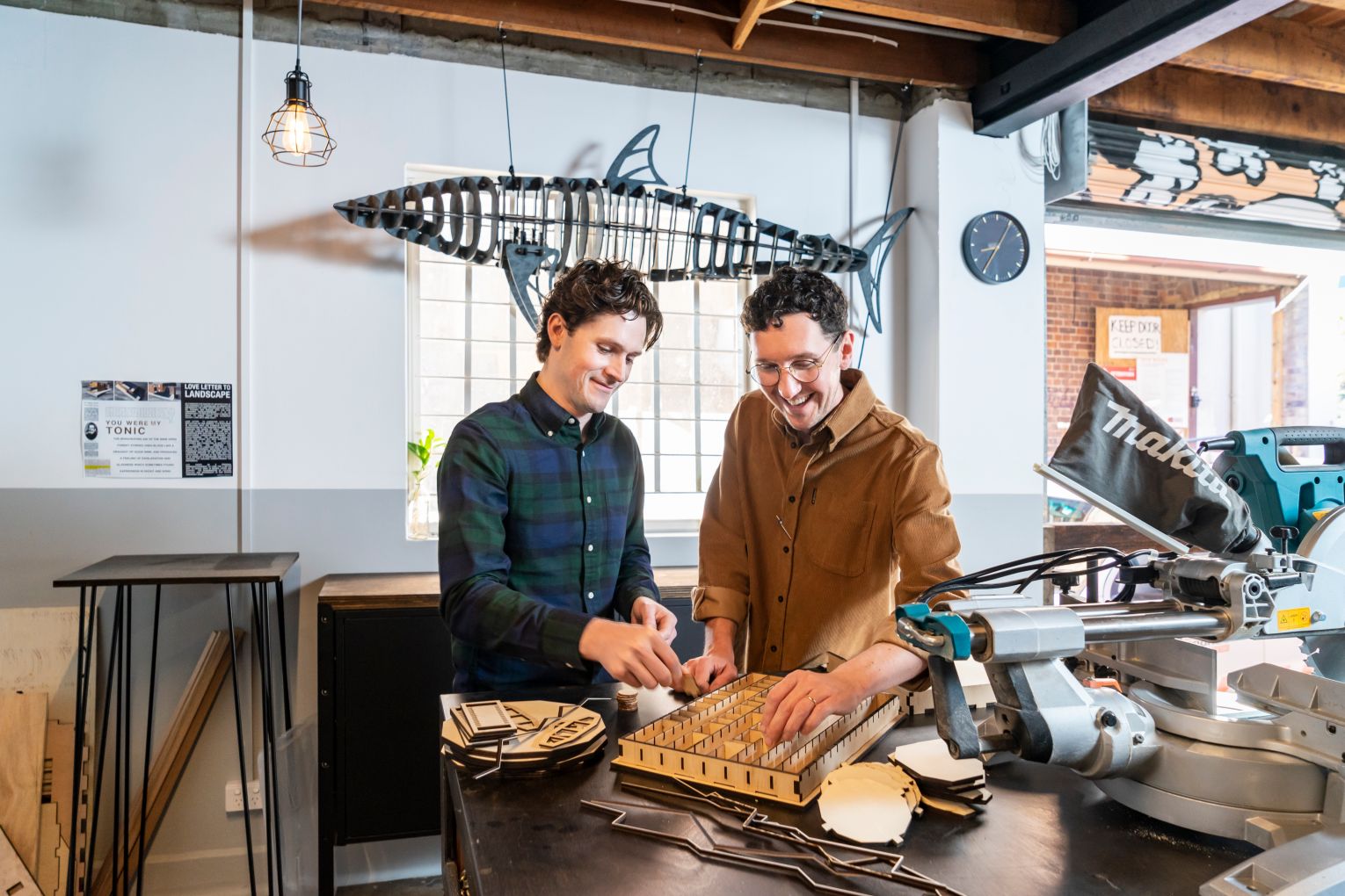 Nicholas Paine and David Morton, the brains behind Dead Puppet Society, which has a Giving Day on October 23. Photo: Dean Hanson