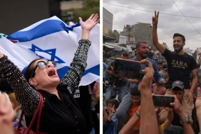 Thumbnail for Deal celebrations break out in Israel and Gaza