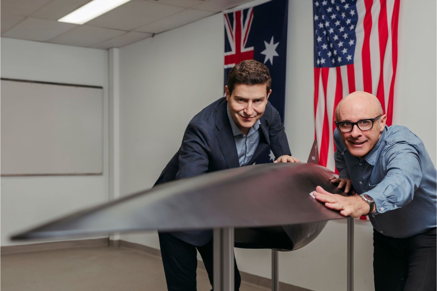 Hypersonix CEO Matt Hill and co-founder Michael Smart. Photo: Supplied