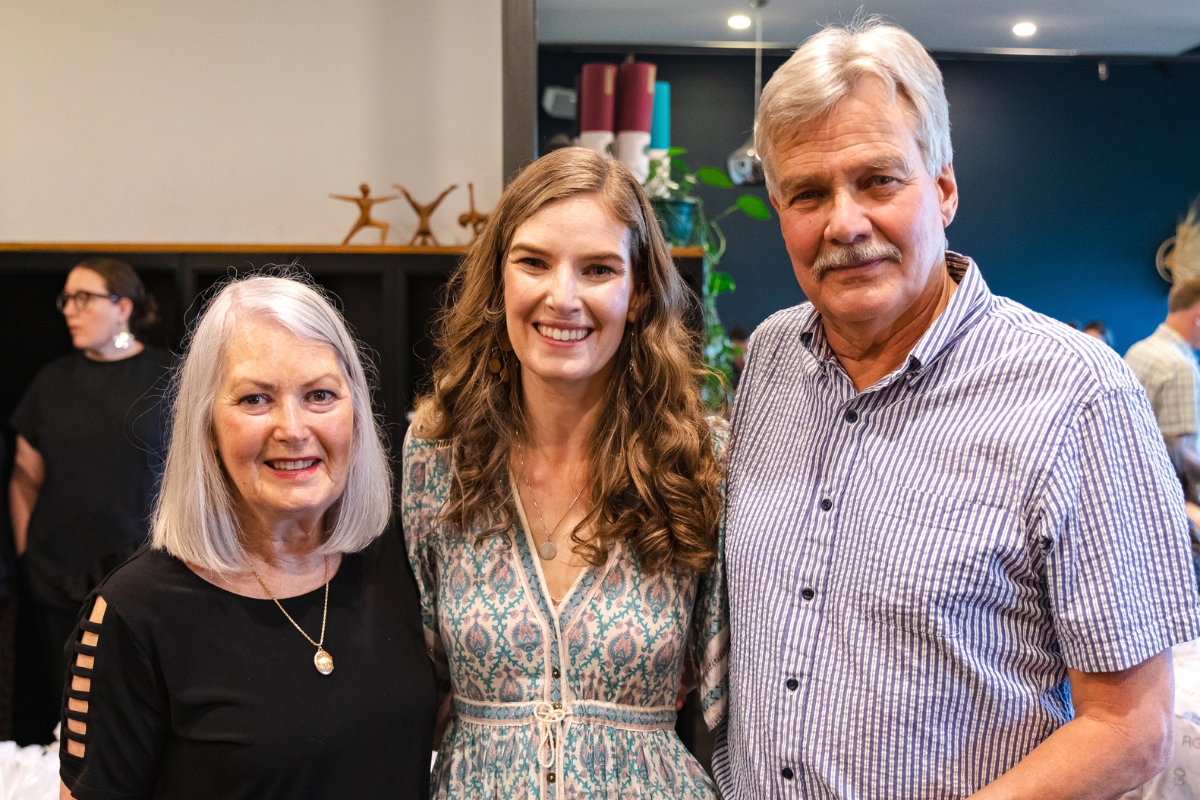 Janthea Harkess, Kaitlin Harkess and Garth Harkess