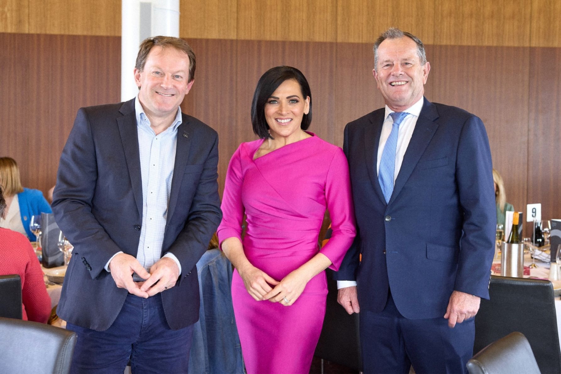 Josh Teague, Rosanna Mangiarelli and Tim Whetstone