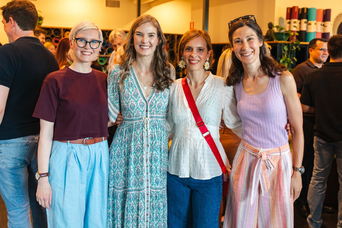 Kate Fraser, Kaitlin Harkess, Alice Lindstrom and Melanie Ceko