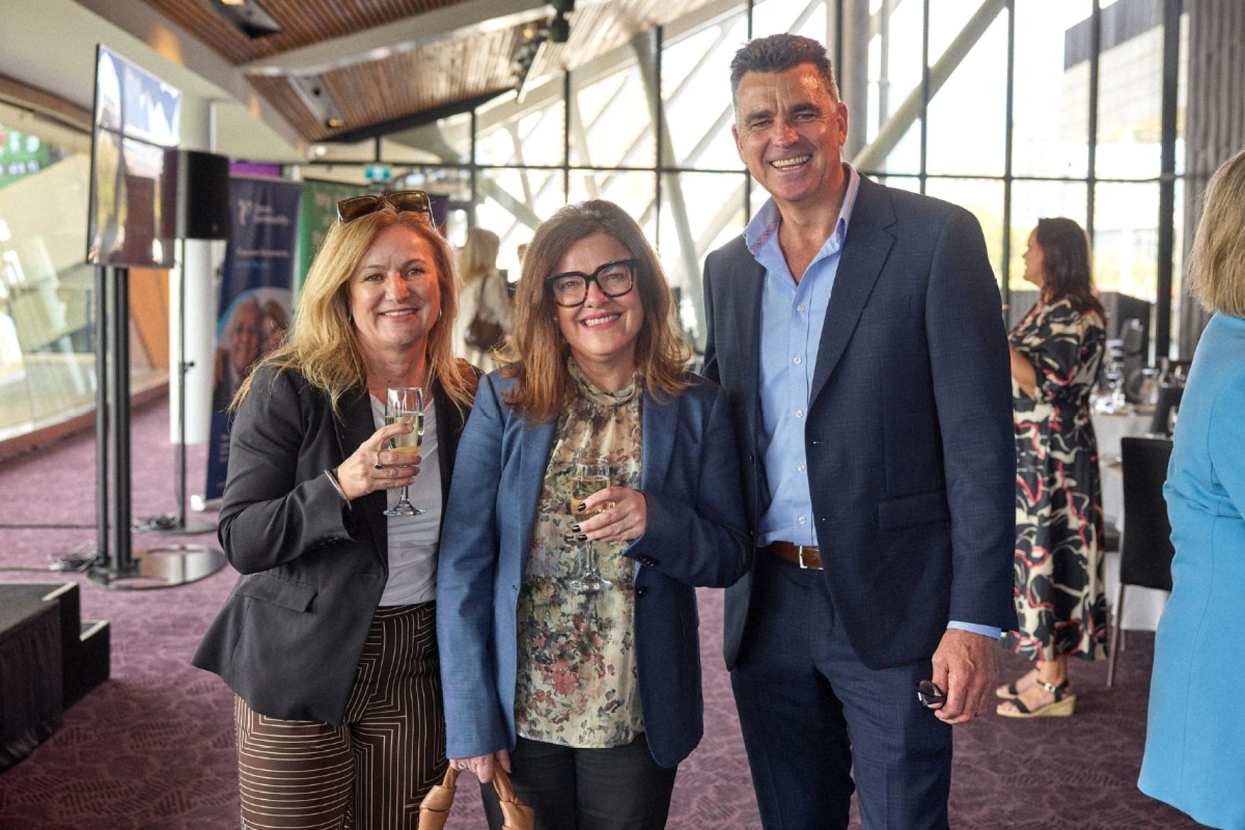 Kirrily Hurst, Joanna Slaven and Tom Gilberts