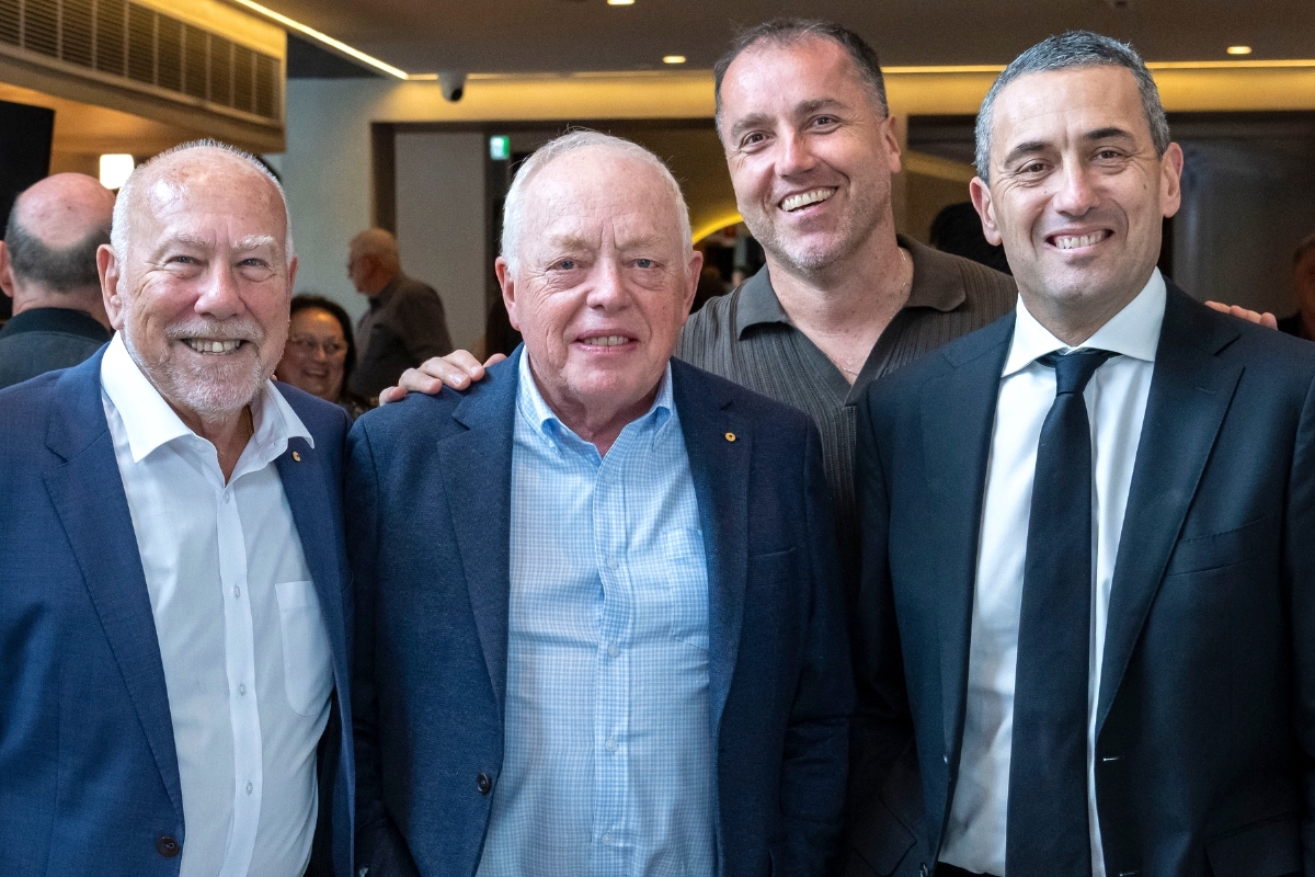 Roger Drake, Peter Hurley, George Diakomichalis and Tom Koutsantonis MP