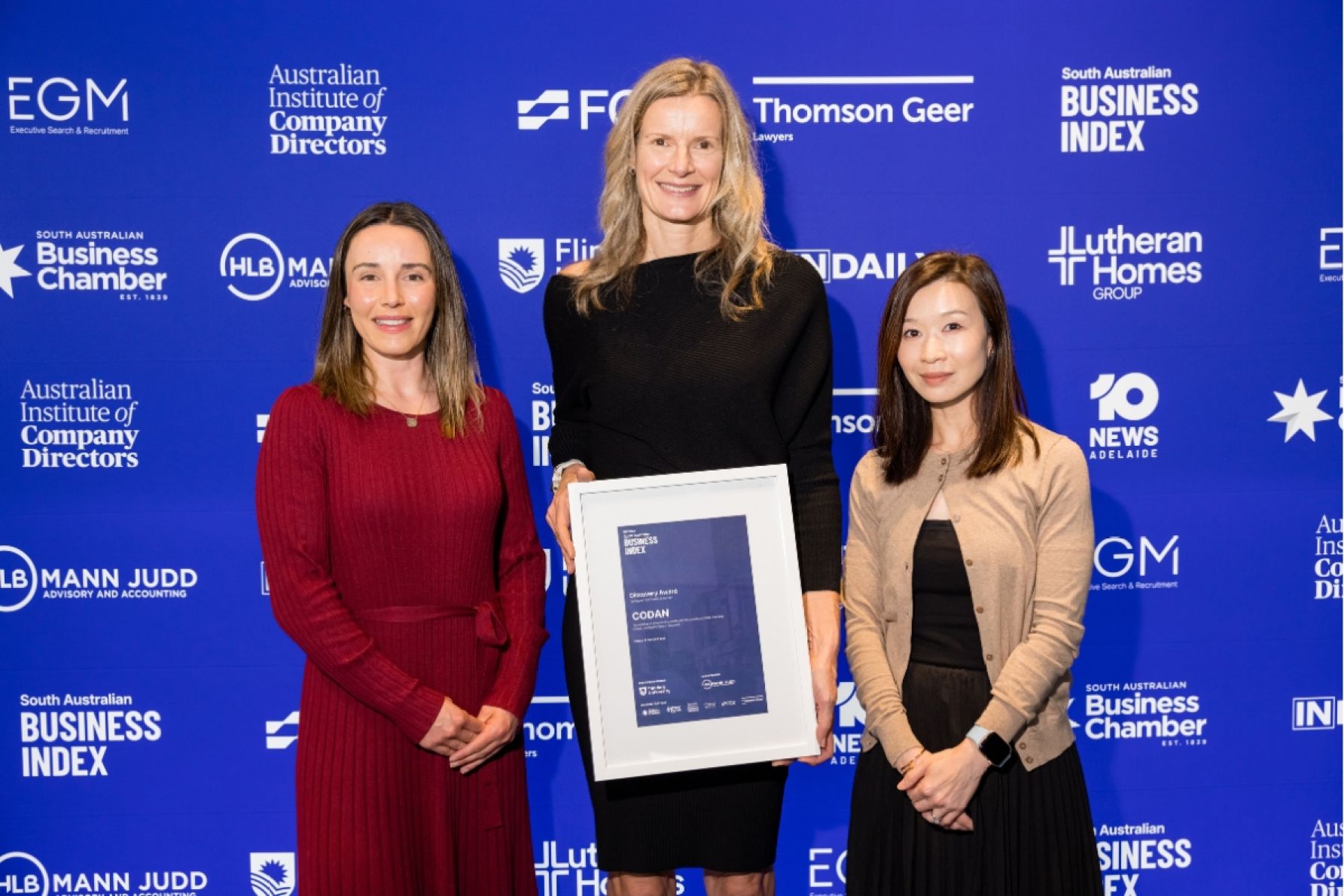 Lauren Crilly, Marjolijn Woods and Kayi Li