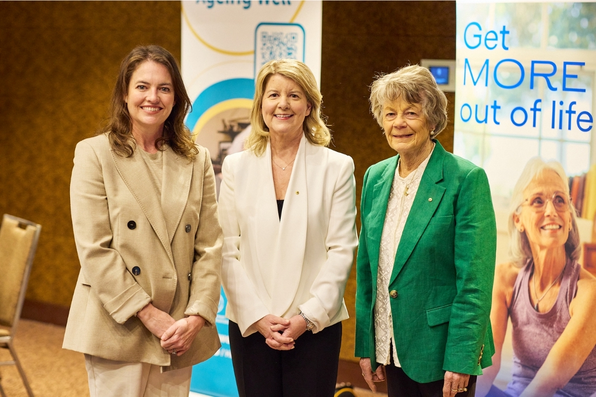 Miranda Starke, Natasha Stott Despoja AO and Anne Edwards