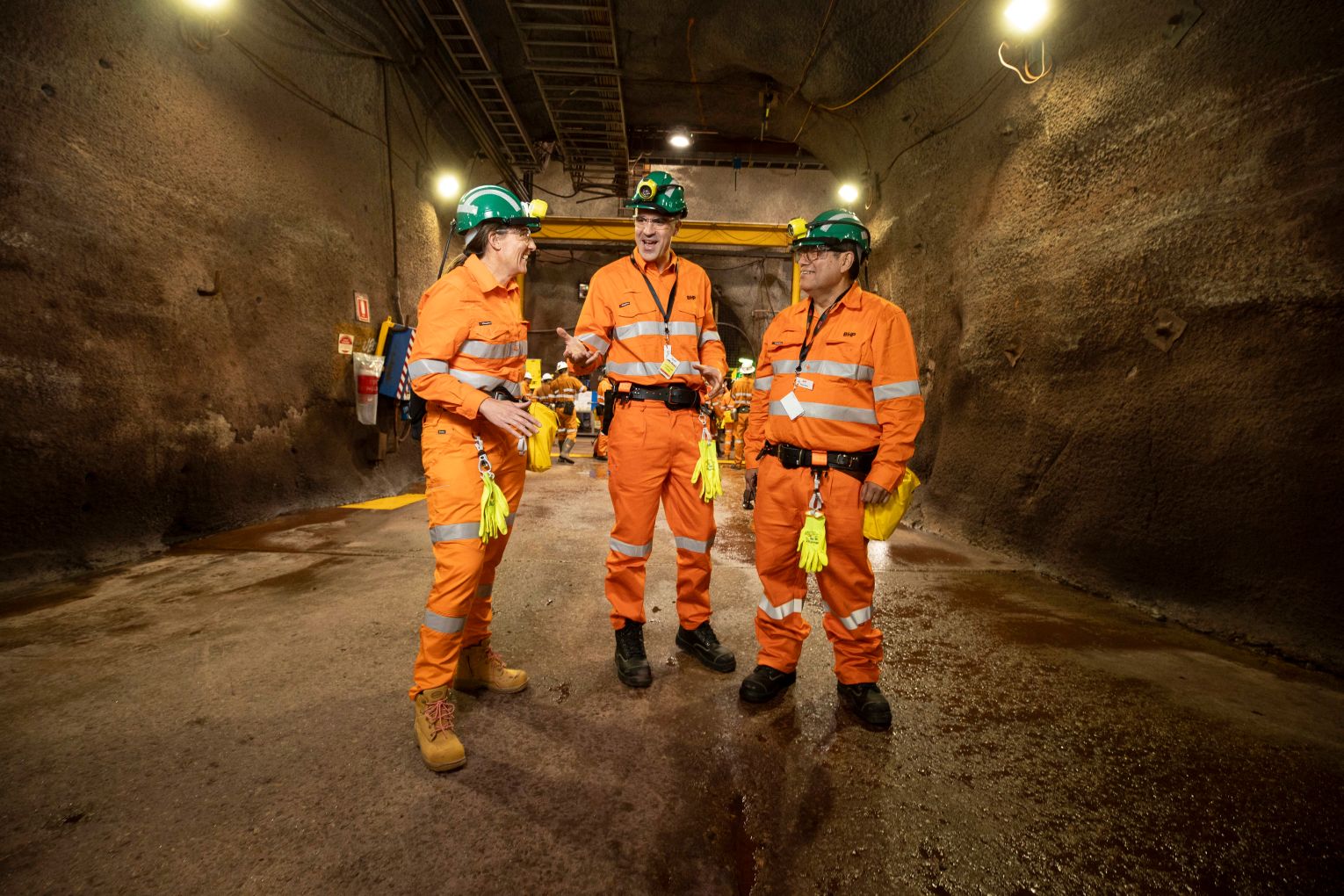 SA Premier Peter Malinauskas on site as BHP announce Olympic Dam projects worth $840 million in South Australia, 01 October 2025. Picture: NewsWire / Brett Hartwig