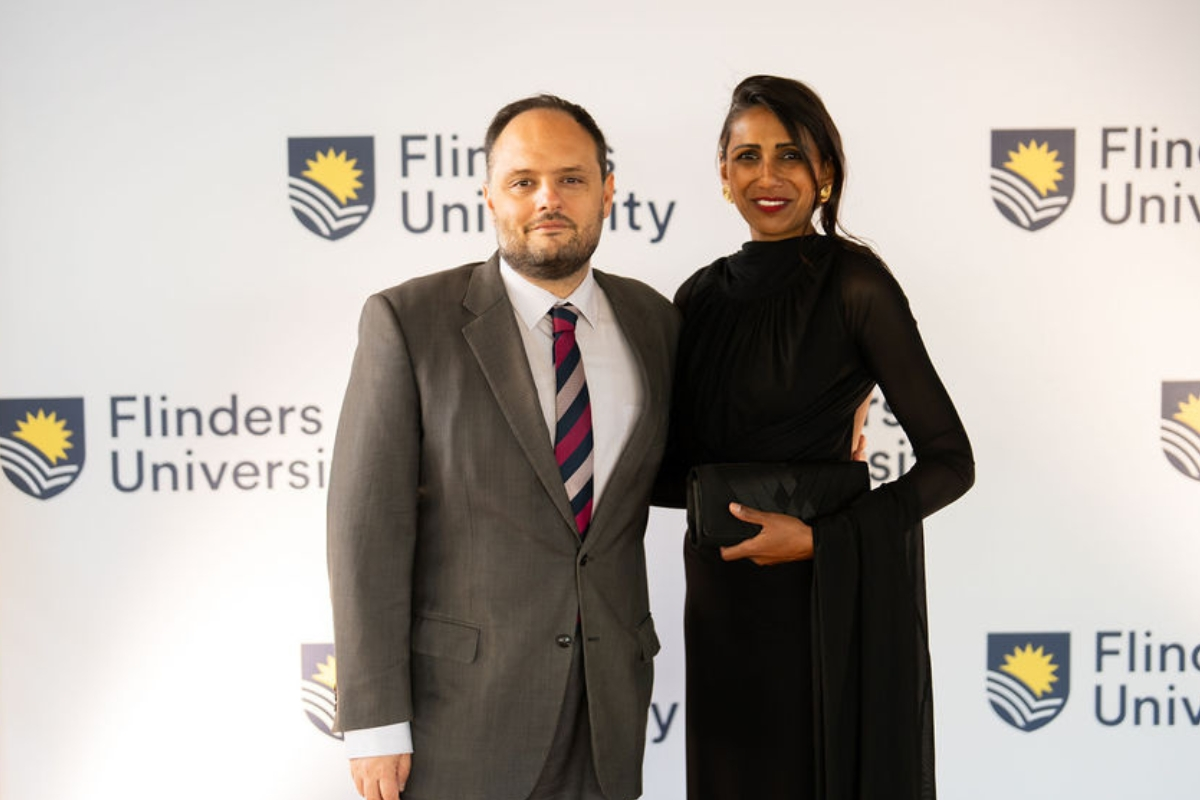 Nick Llewellyn-Jones and Geeta Sidhu
