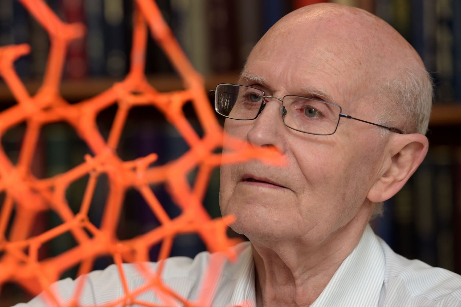 The University of Melbourne's Richard Robson is "very pleased and a bit stunned" by his Nobel win. Picture: AP Photo