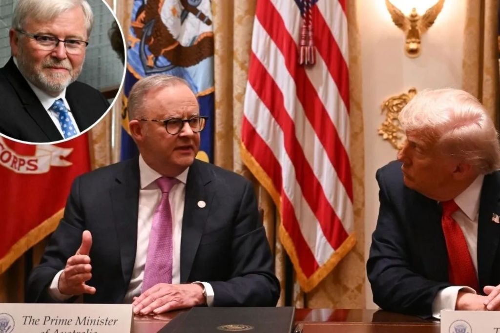 PM sticks by Rudd after talks with Trump ‘couldn’t have gone better’