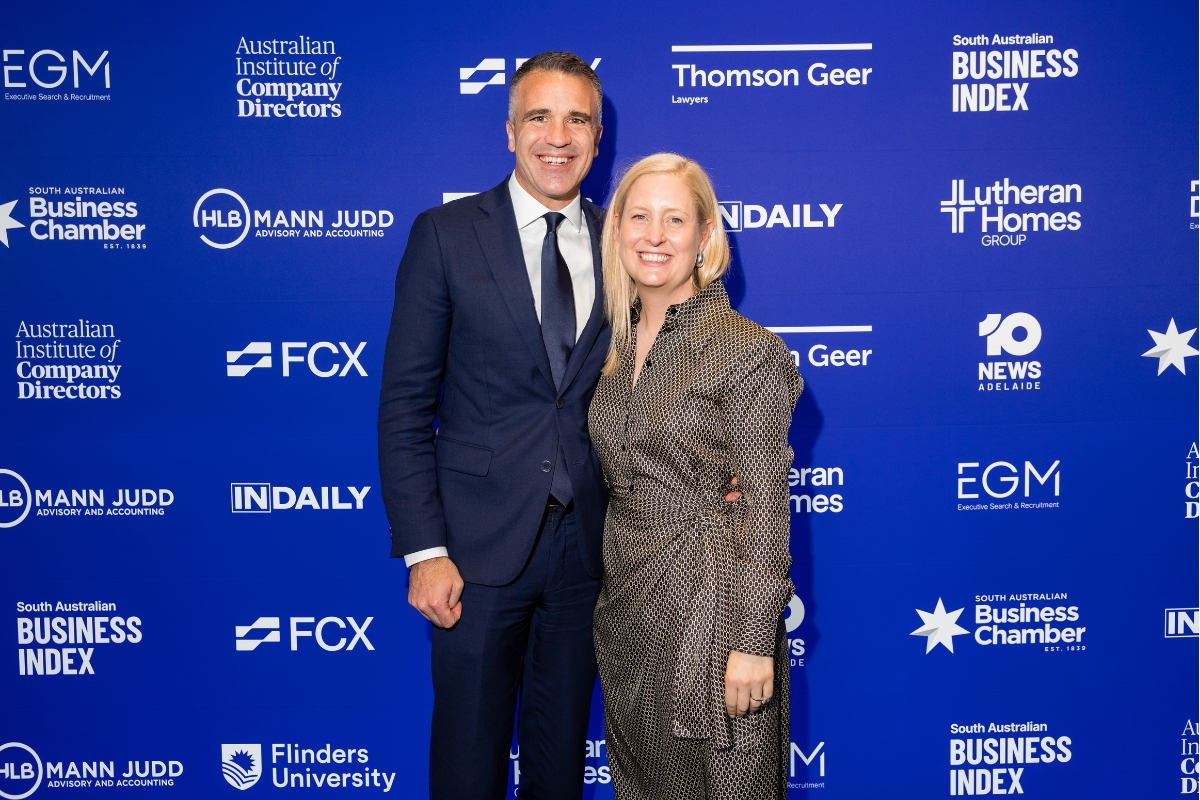 South Australian Premier Peter Malinauskas MP and Annabel West