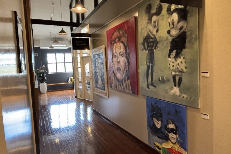 Thumbnail for The halls are alive … with art at Plumridge House