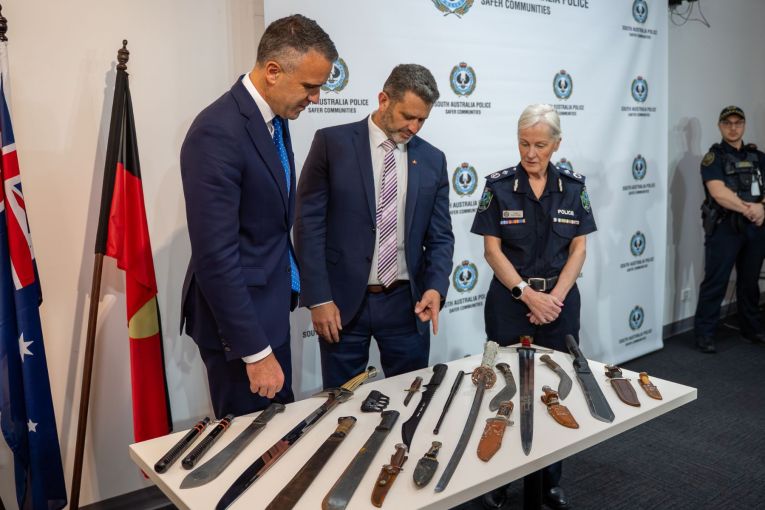 Thumbnail for Thousands of knives and sinister weapons handed into police