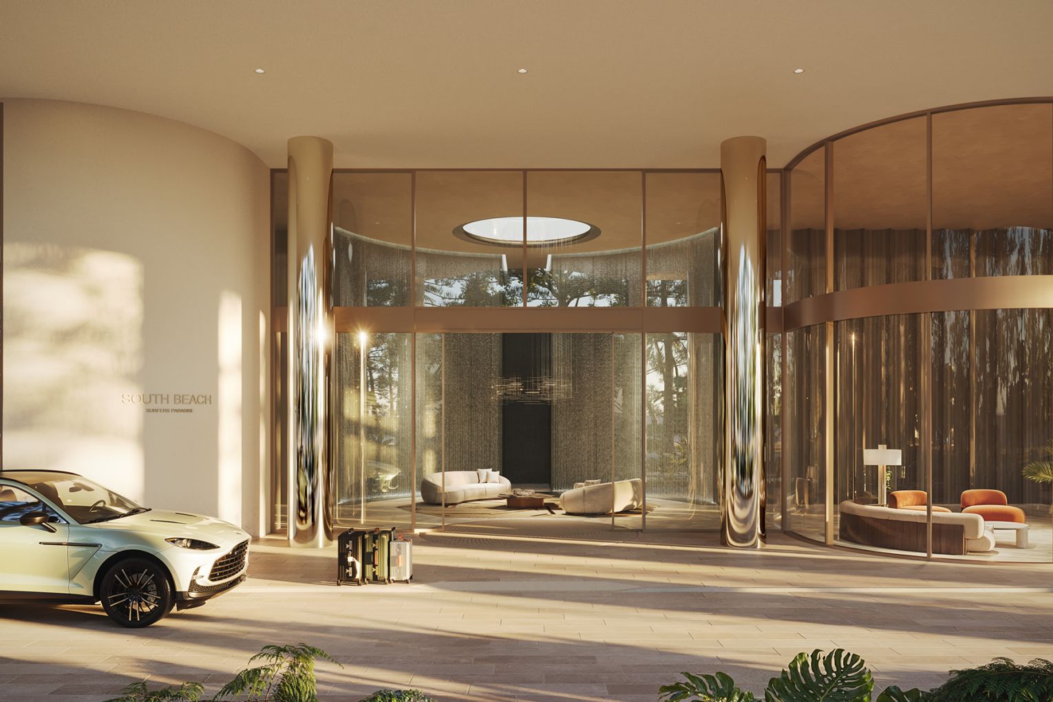 Projected plans for South Beach, located in Surfers Paradise on the Gold Coast 