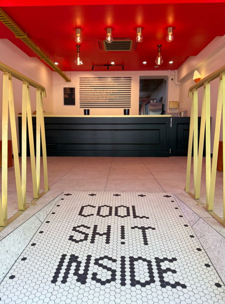 Inside The Sugar Man Gelato shop in Hutt St, Adelaide