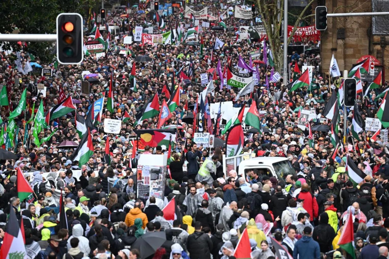 A court has found anti-protest laws wrongly burdened people's freedom of communication. Picture: AAP