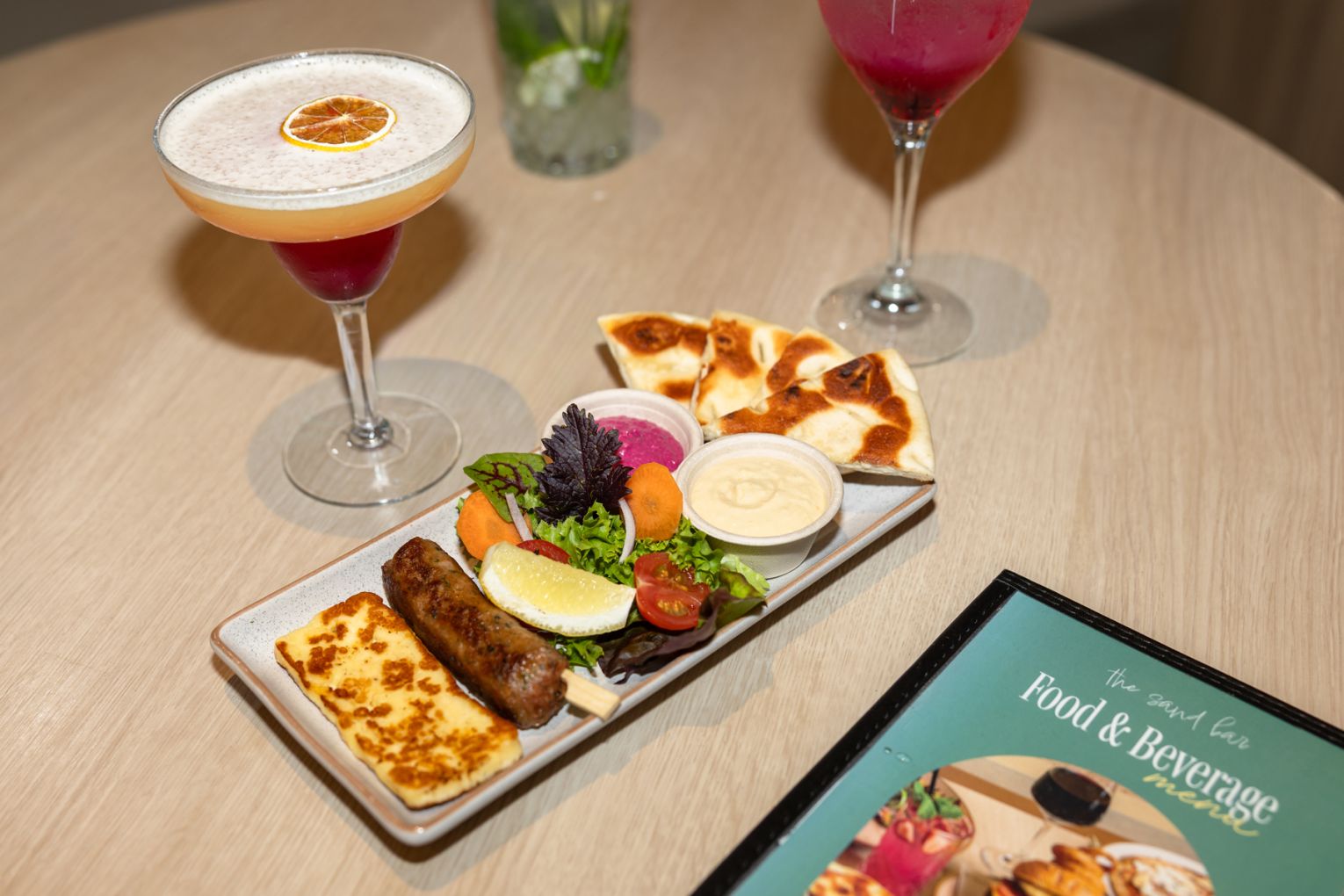 Linger over a $11 mezze plate at The Sand Bar. Credit: Jade Quinlivan Photography