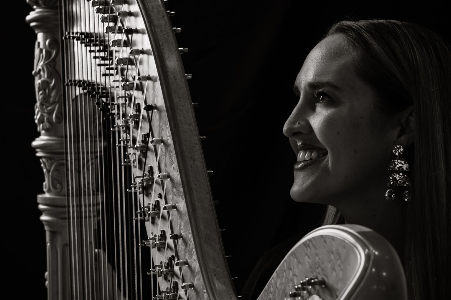 QSO's principal harp Emily Granger | Credit: David Kelly